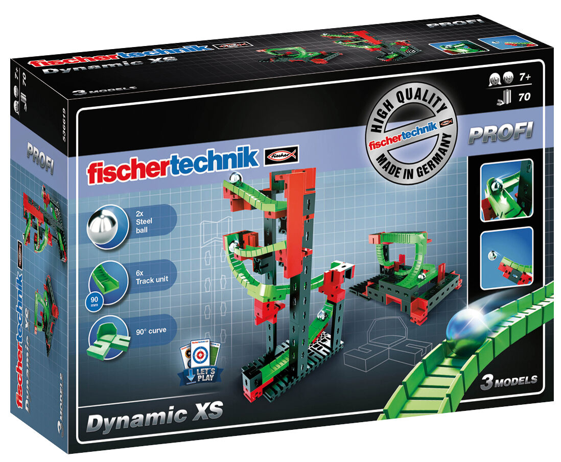 The marble runs for building and playing fun from fischertechnik